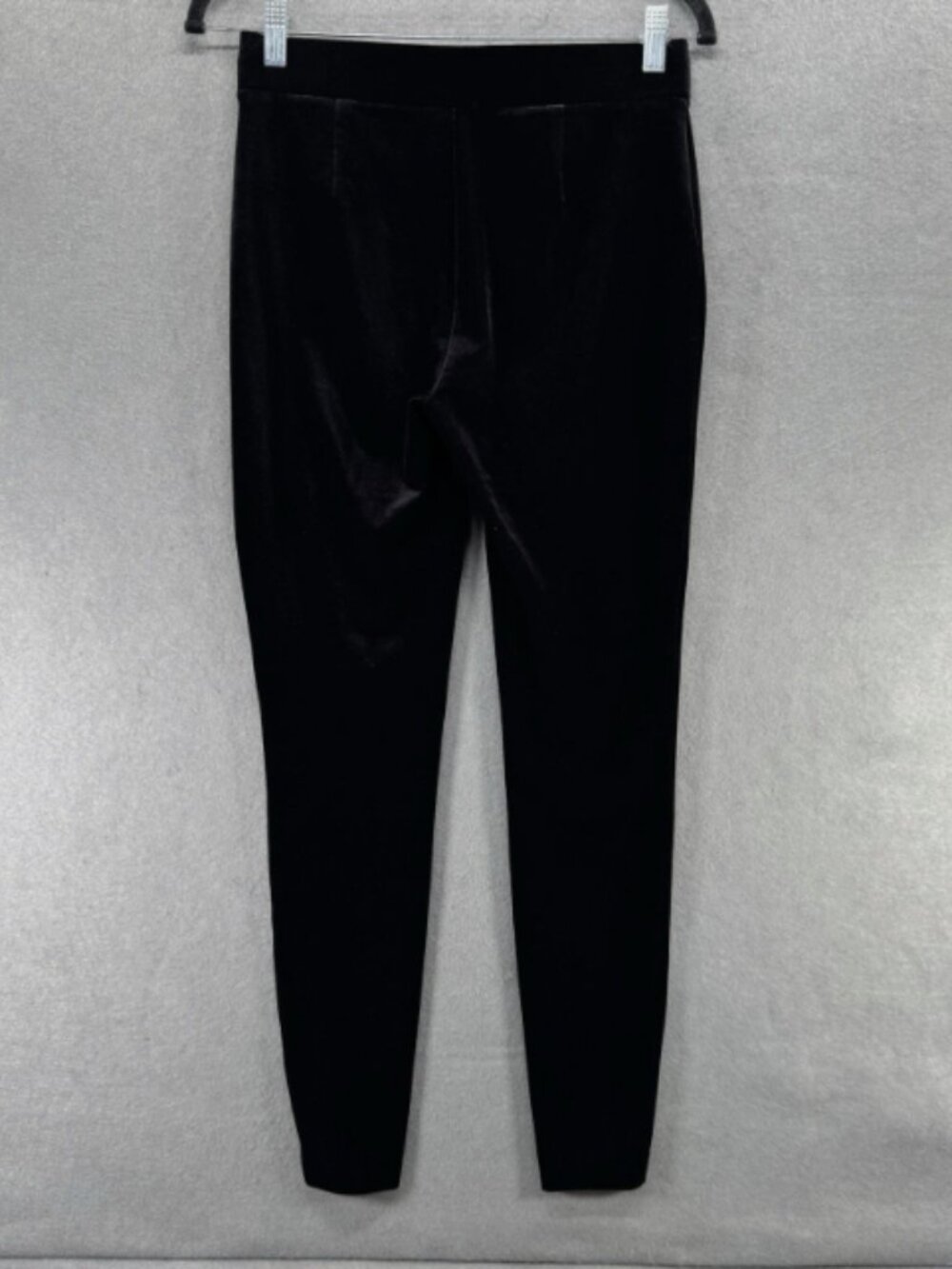 Loft Pants Women S Black Velour Velvet Legging Minimalist Whimsigoth Comfy NWT‎